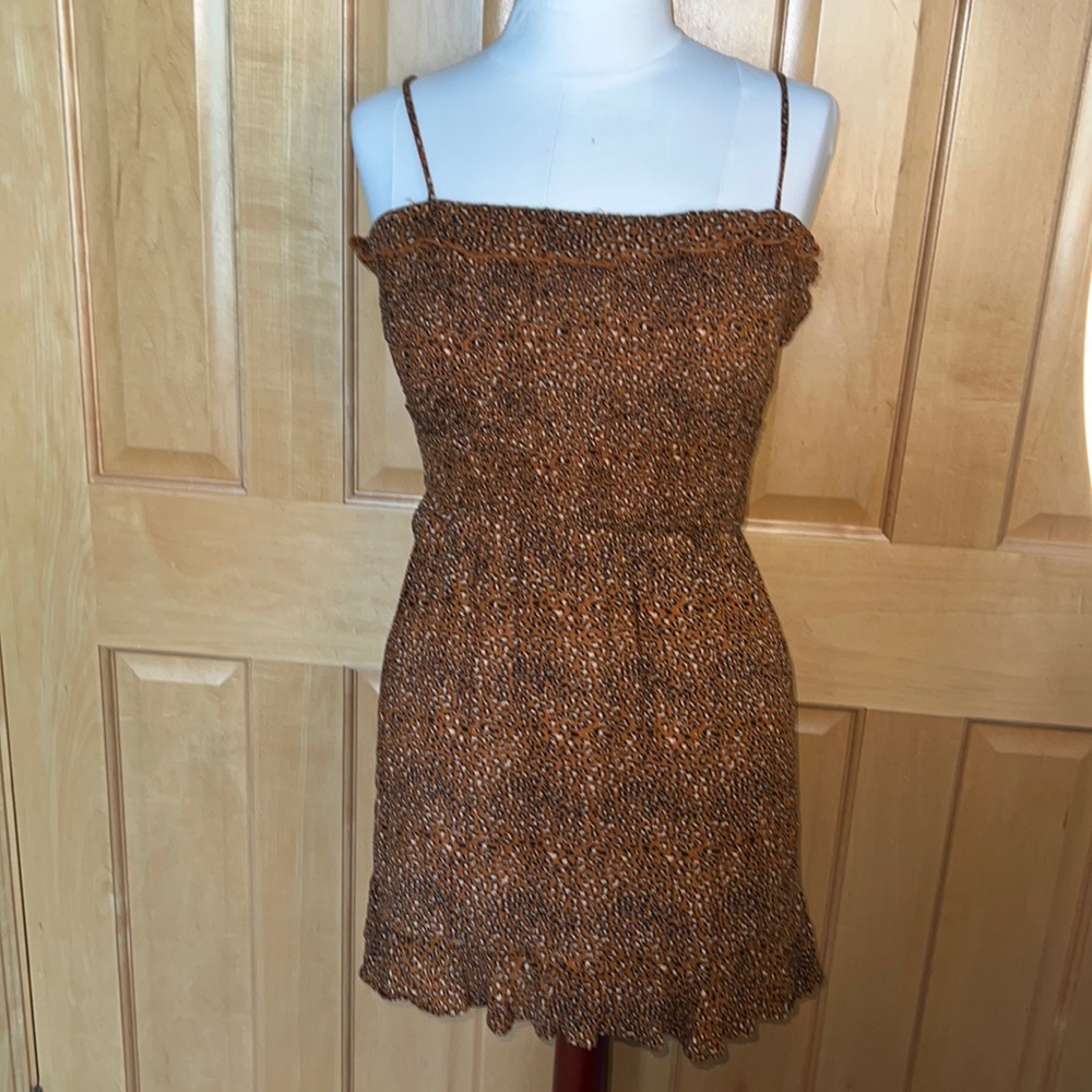 Urban Outfitters cheetah print sundress M